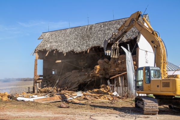 Barn Demolition in Fuquay Varina
