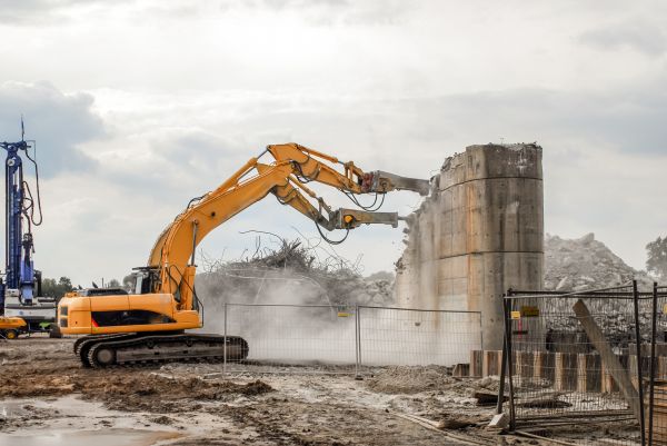 Silo Demolition in Fuquay Varina